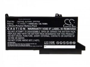 Dell 0G74G 3400mAh