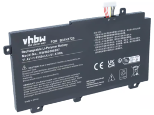 Akku Asus B31N1726 4550mAh