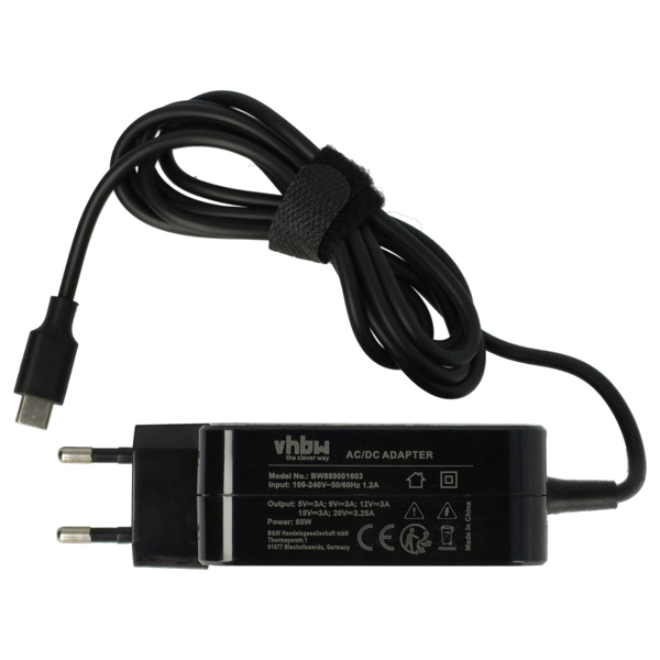 USB-C virtalähde 65W / Apple, Huawei, Lenovo, Google, Dell - Image 3